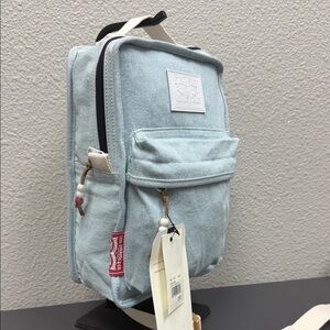 Levi's Light Blue Canvas Backpack